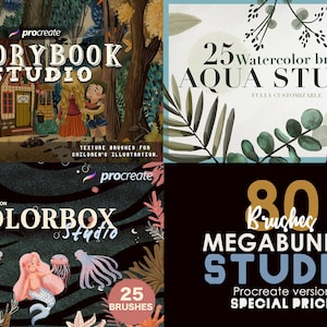 Studio Bundle - Procreate 80 brushes