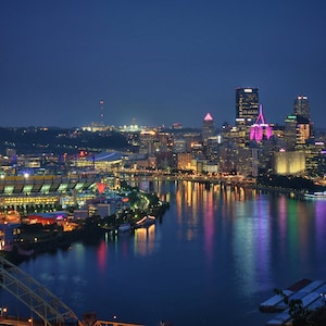 Pittsburgh Skyline - Pittsburgh Pa - Pittsburgh Night Photography - Pittsburgh Photography - Famous Skylines