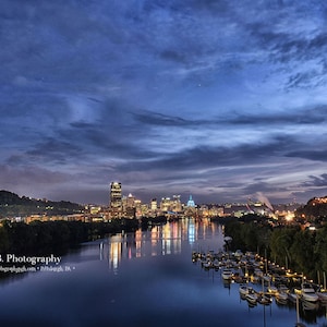 Pittsburgh Skyline - Pittsburgh Pa - Pittsburgh Night Photography - Pittsburgh Photography - Famous Skylines