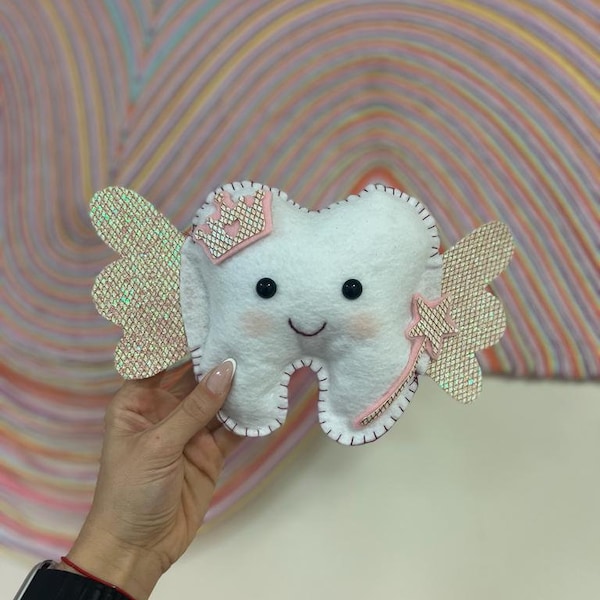 Almohada personalizada del Hada de los Dientes para los Dientes Perdidos