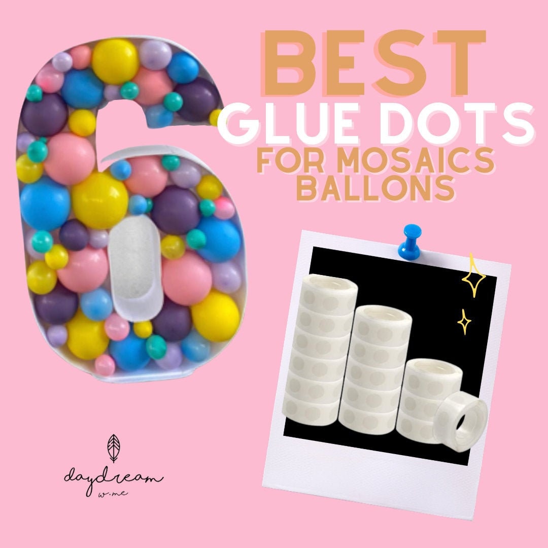 Best Glue Dots for Balloons Mosaics 5 Rolls per Package Etsy