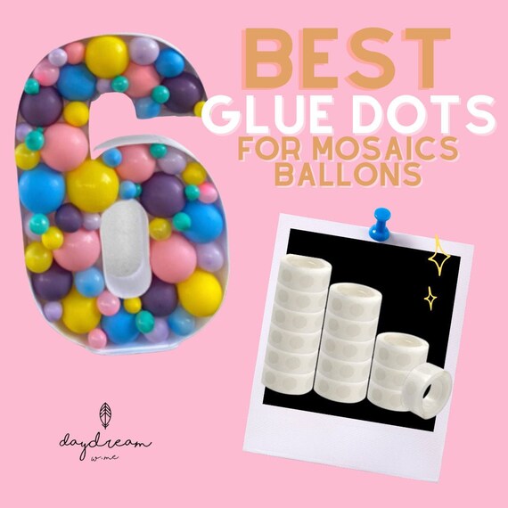 Best Glue Dots for Balloons Mosaics 5 Rolls per Package Etsy
