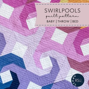 Quilt PATTERN - Swirlpools PDF