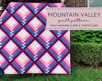 Quilt PATTERN - Mountain Valley Quilt PDF