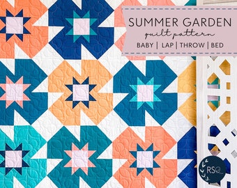 Quilt PATTERN - Summer Garden PDF