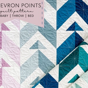 Quilt PATTERN - Chevron Points PDF
