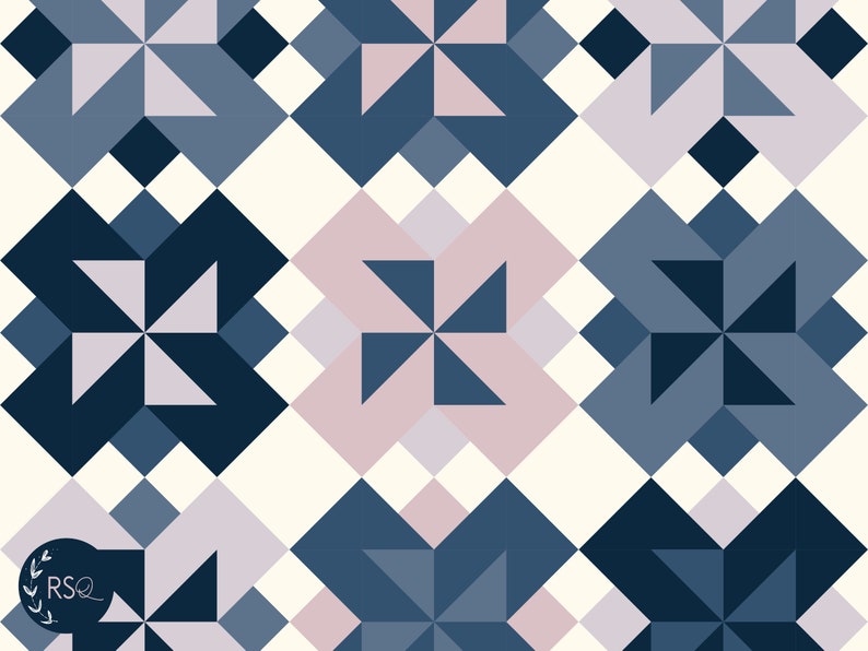 Quilt PATTERN Rivermill PDF image 2