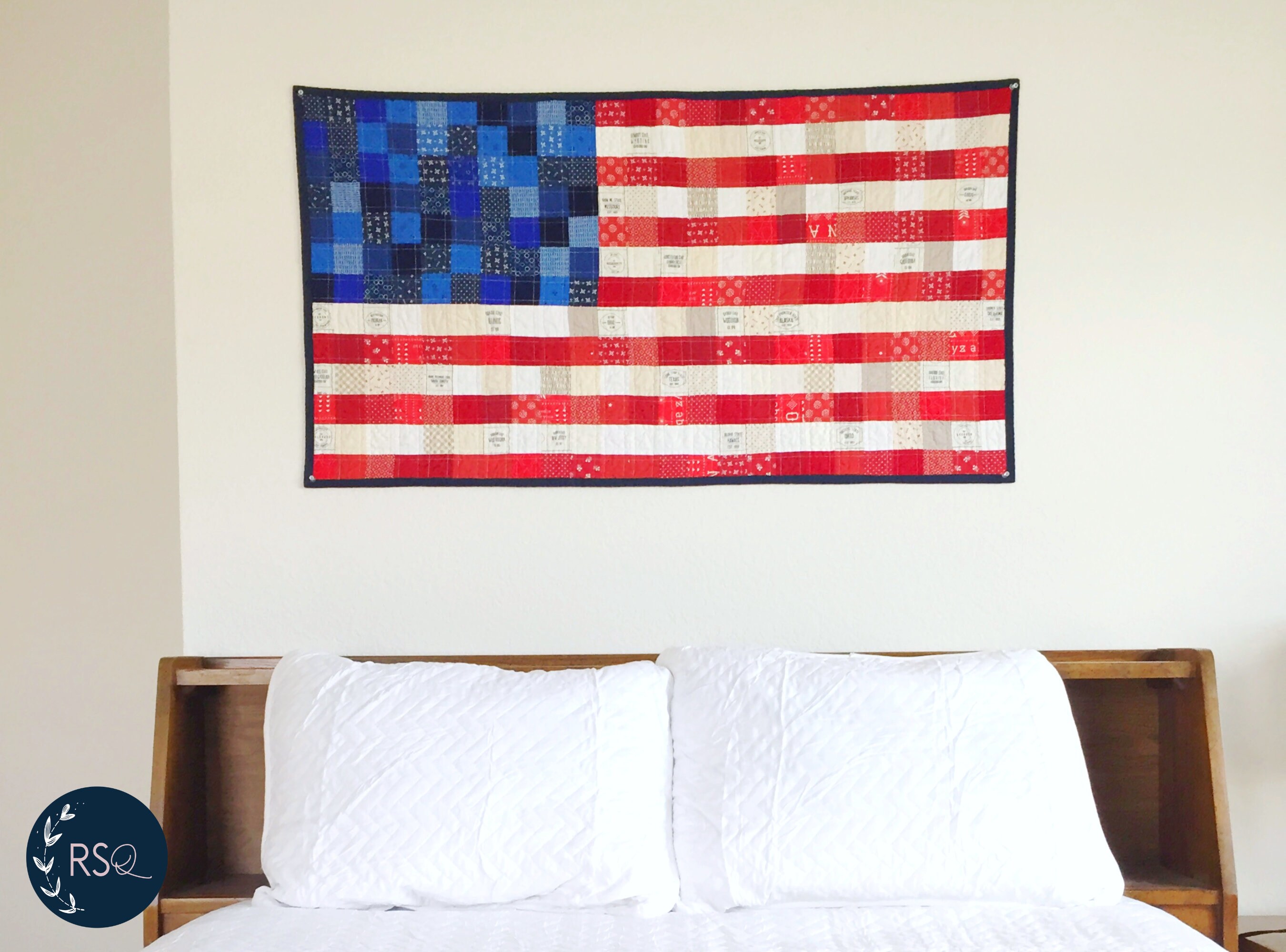 Quilt PATTERN American Flag Quilt Wall Hanging PDF File Etsy