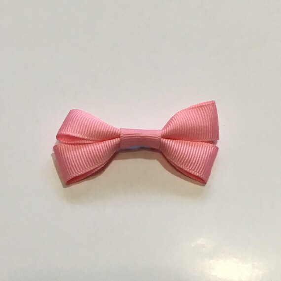 Kaugummi Rosa Haarschleife Mit Einer Haarklammer Etsy