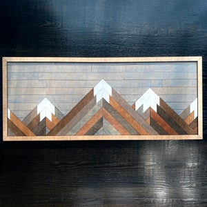 Mountain Side wall art (SVG) Laser ready file