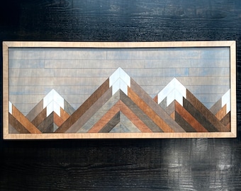 Mountain Side wall art (SVG) Laser ready file