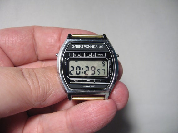 lcd wrist watch
