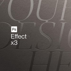 Debossed Paper Logo Mockup PSD – Letterpress UV Effect for Photoshop