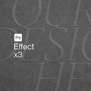 Embossed Paper Logo Mockup PSD – Flat Letterpress Effect for Photoshop