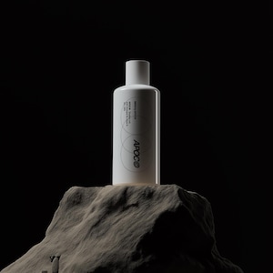 Cosmetic Bottle with Cap Mockup – Minimal PSD Template for Skincare Product Packaging & Branding