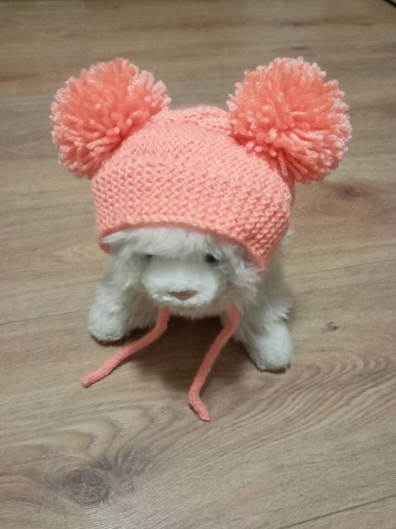 Knit dog hat for dog warmer dog beanie hat for small dog pug Etsy