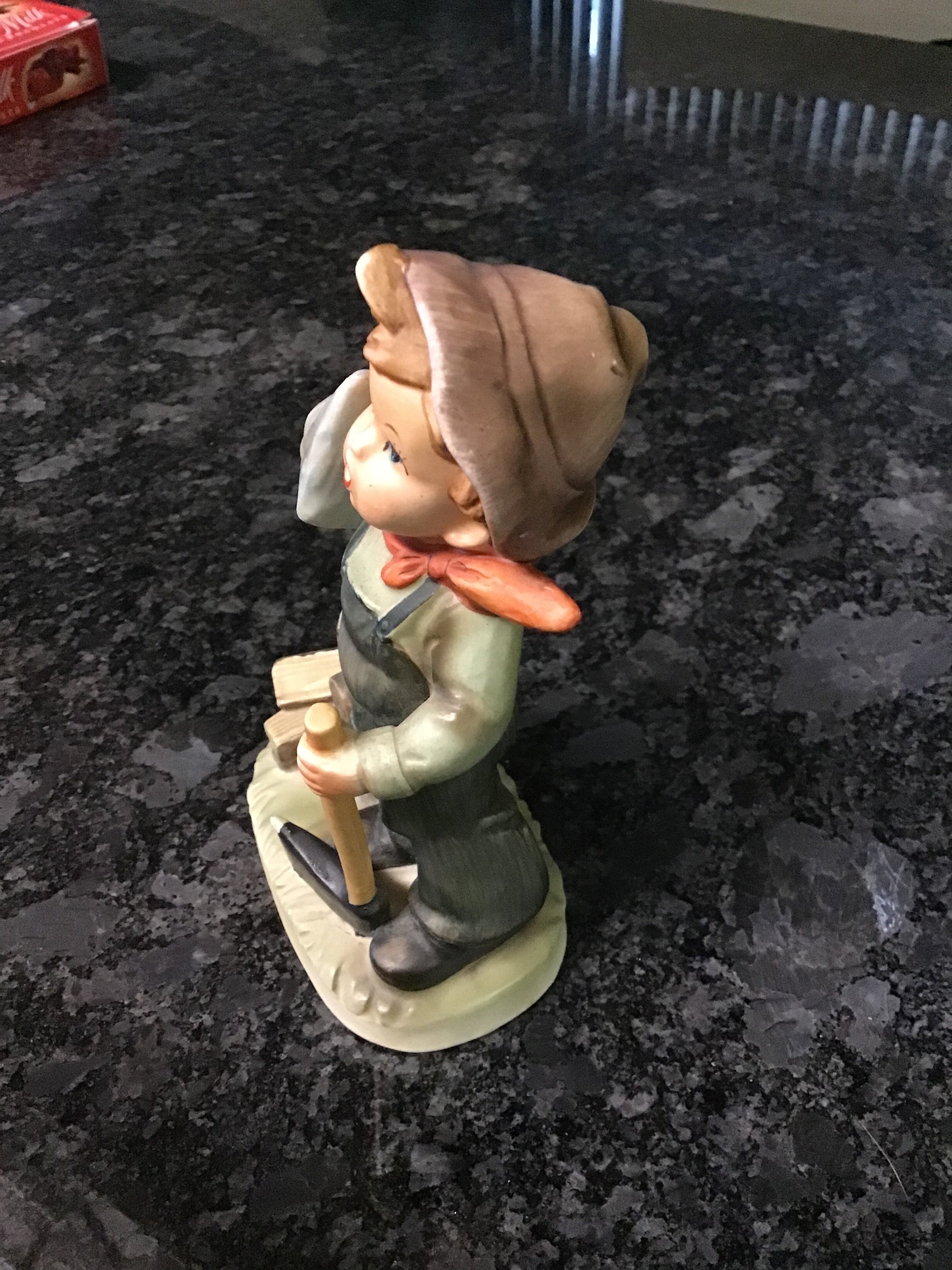 Napcoware Import Japan C-8749 Boy Chopping Wood, Napcoware Napcoware Import Japan C-8749 Boy Chopping Wood, Napcoware