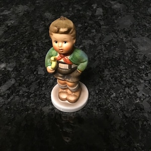 Schmid Hummel 1983 Vintage Figur, Trompetenjunge Hummel Ornament Figur, Berta Hummel Figur, Trompete Hummel Figur Ornament