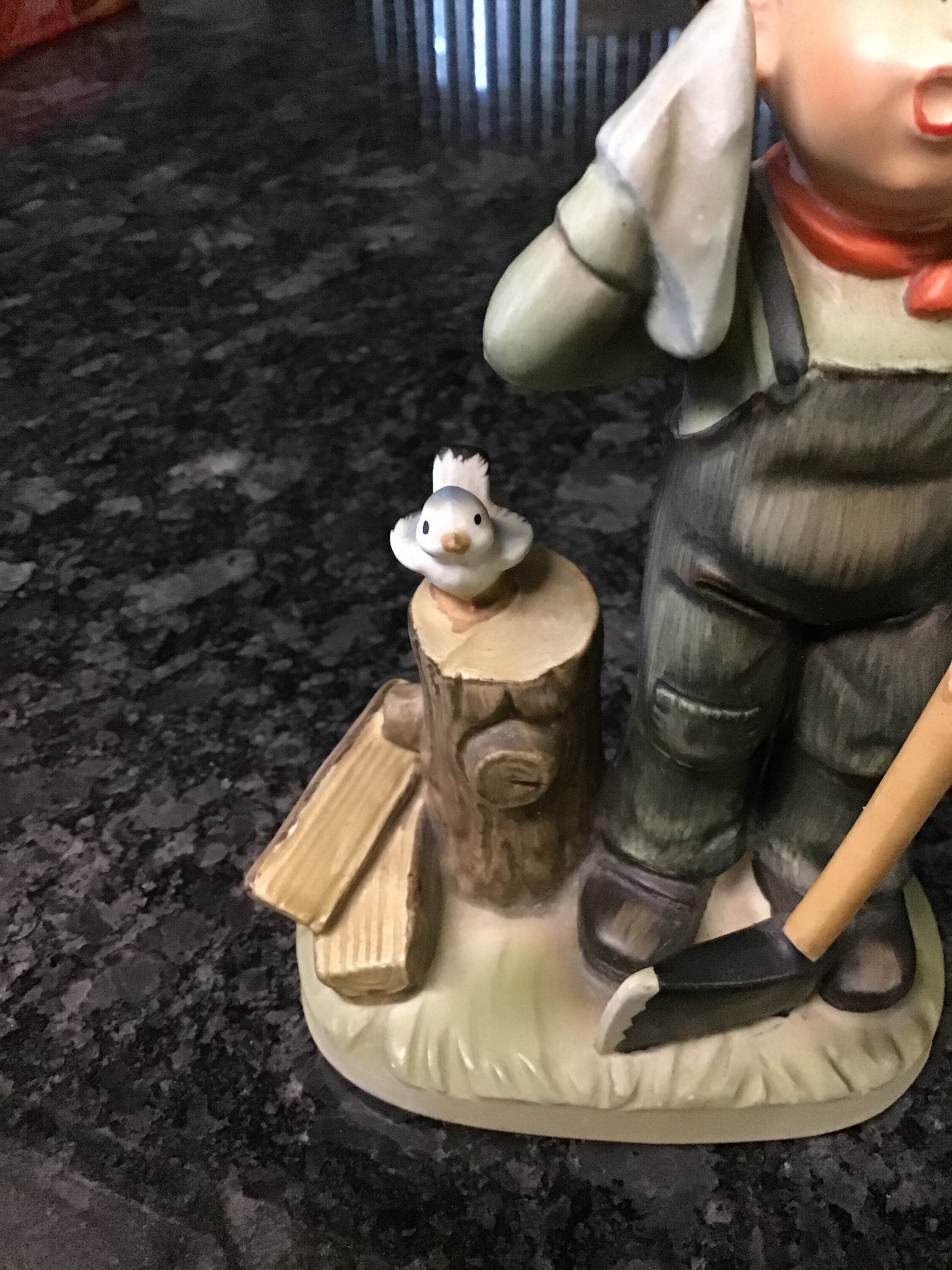Napcoware Import Japan C-8749 Boy Chopping Wood, Napcoware Napcoware Import Japan C-8749 Boy Chopping Wood, Napcoware