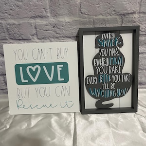 Puppy love signs, dog person signs, dog pictures, rescue dog signs, dog decor, dog art, funny dog signs