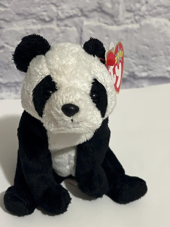 Vintage China Ty Beanie Baby Panda, Collectible Plush Toy - Etsy