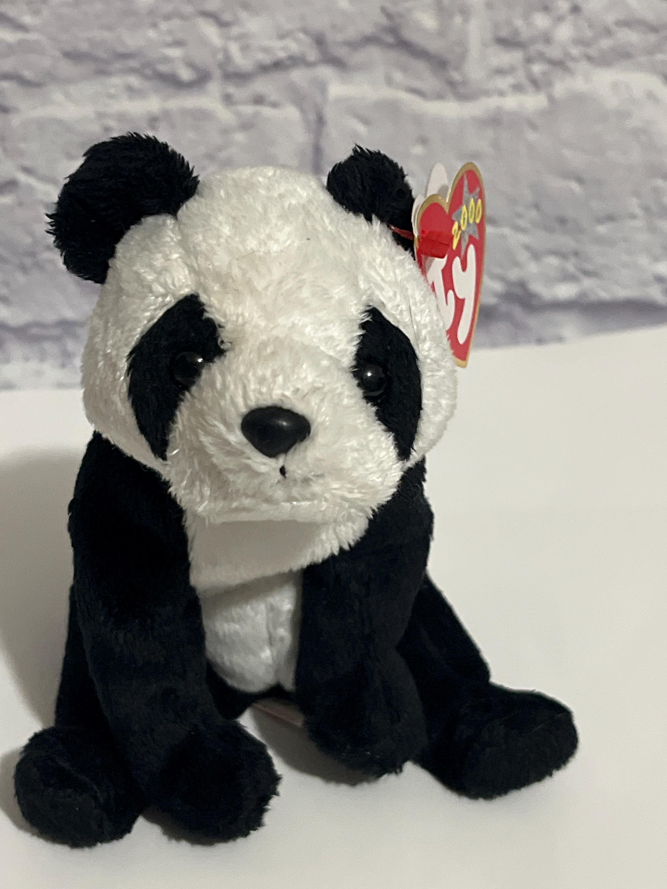 Vintage China Ty Beanie Baby Panda, Collectible Plush Toy - Etsy