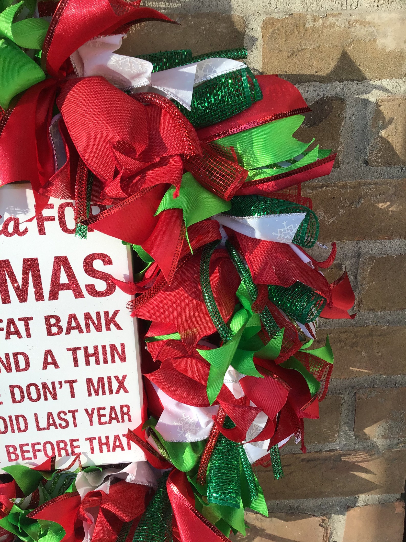 Funny Christmas Wreath Humor Christmas Wreath Christmas - Etsy