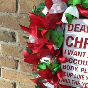 Funny Christmas Wreath Humor Christmas Wreath Christmas - Etsy