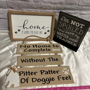 Dog Lover Sign: Humorous Dog Wall Art