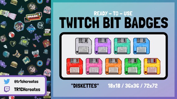 Floppy Disk Twitch Bit Badges Ready To Use Diskette Cheer Etsy Floppy Disk Twitch Bit Badges Ready To Use Diskette Cheer Etsy