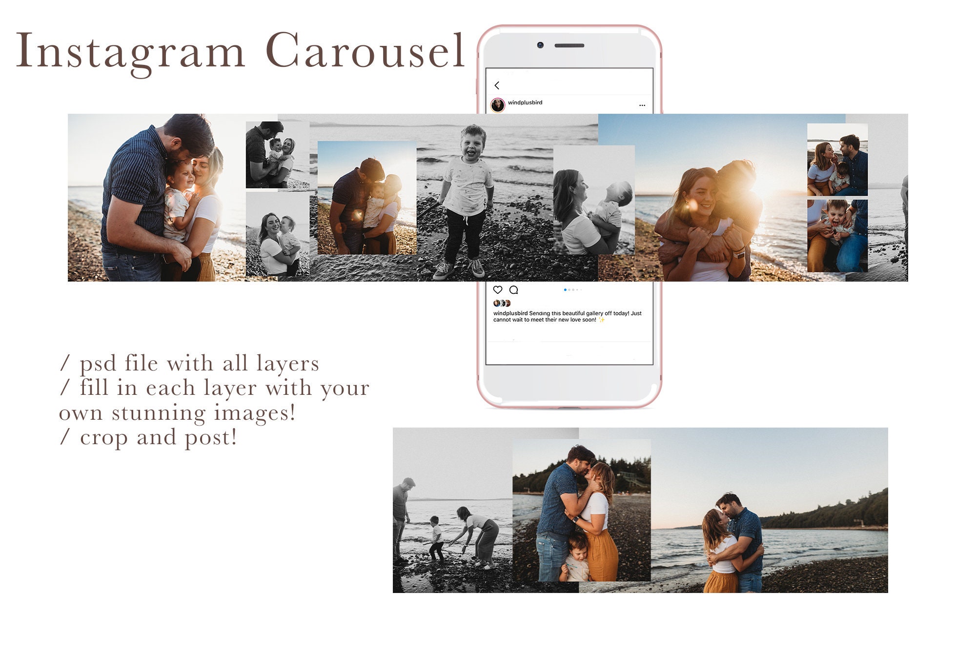 Instagram Carousel Slide photographer instagram slide post Etsy España