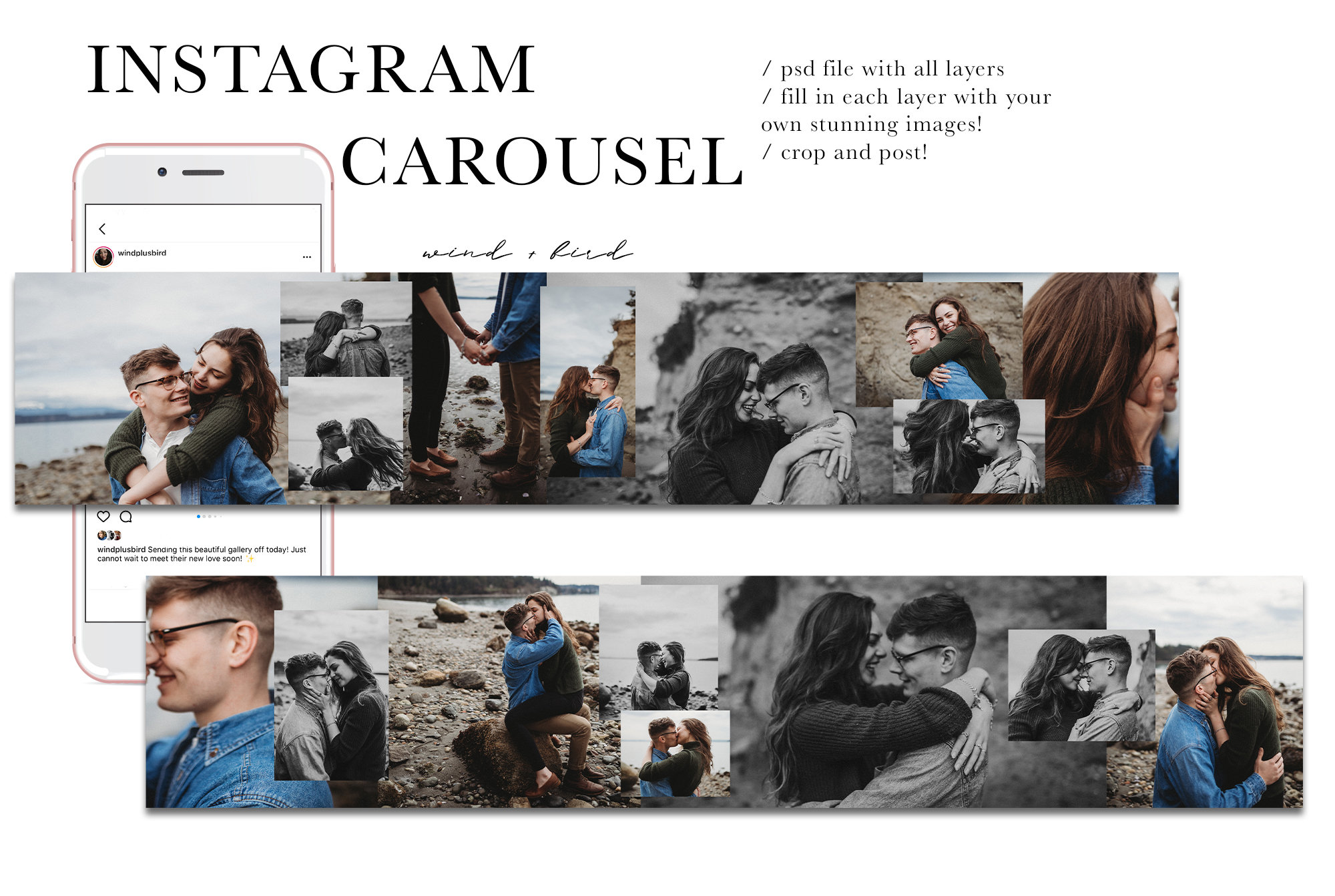 Instagram Carousel Slide Photographer Instagram Slide Post