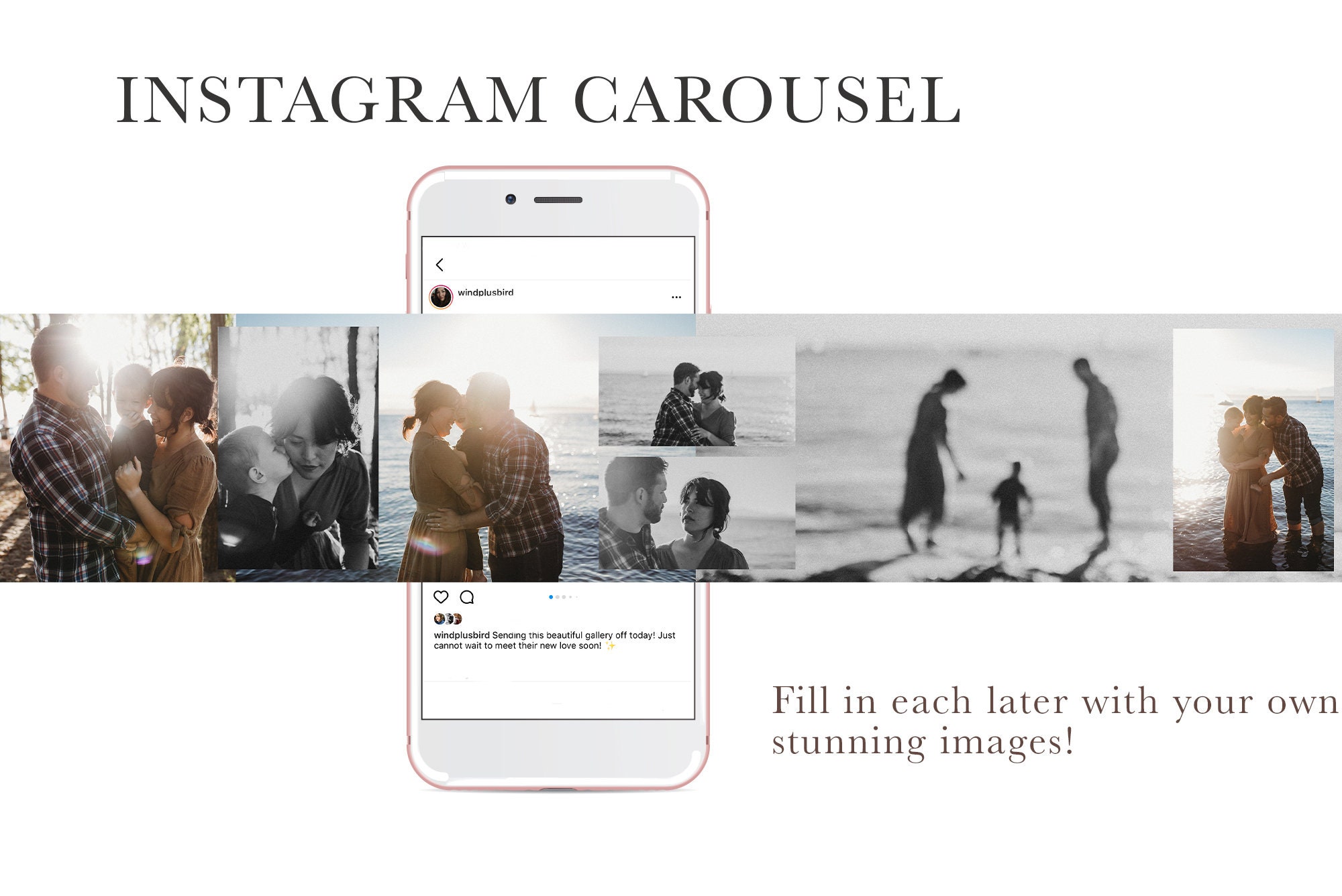 Instagram Carousel Slide Photographer Instagram Slide Post