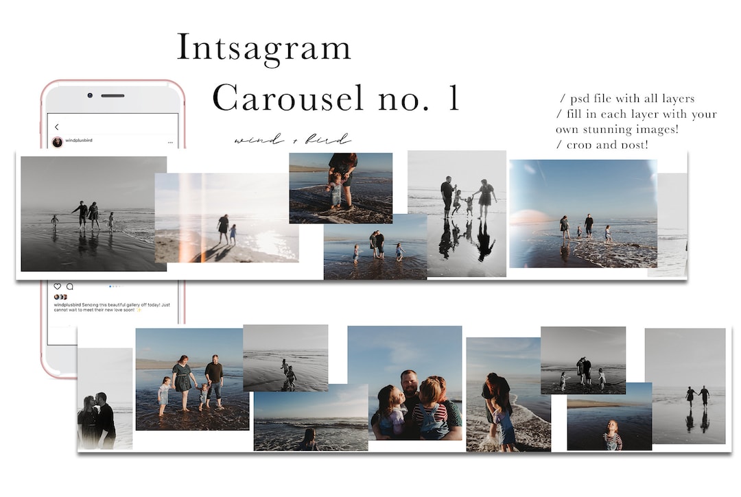 Instagram Carousel Slide No. 1 Photographer Instagram Slide Post