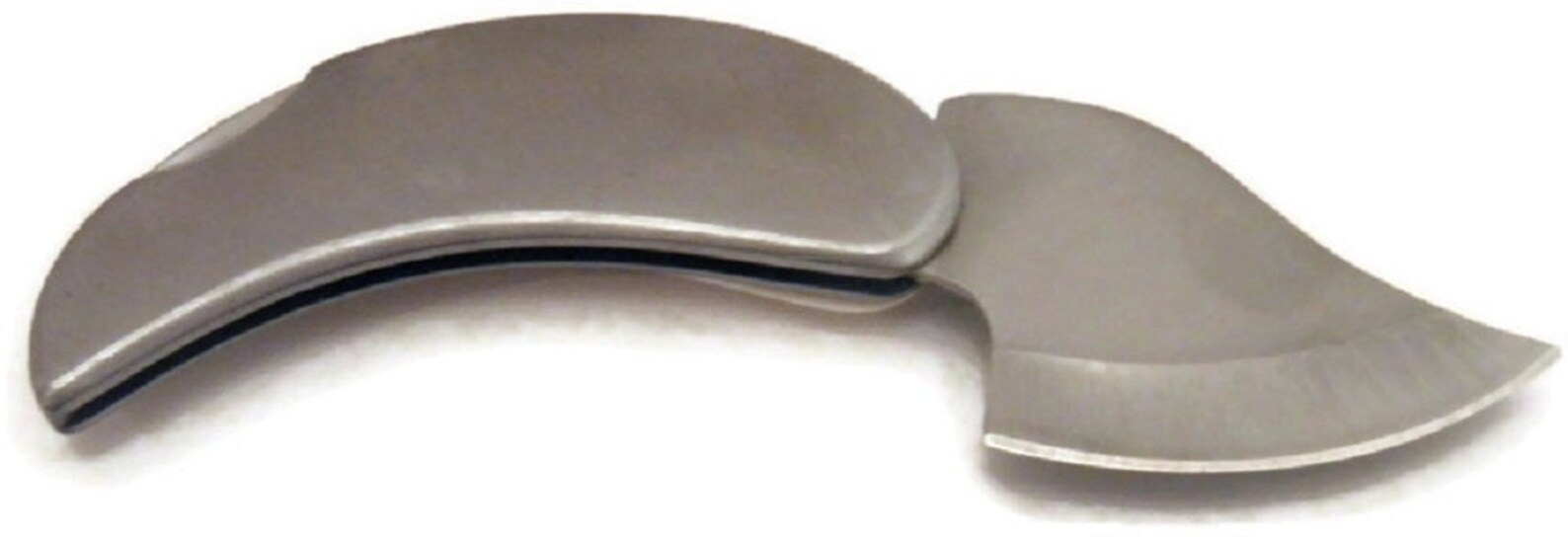 Alaskan Folding Pocket Ulu Knife W/moose Scrimshawed Handle Etsy