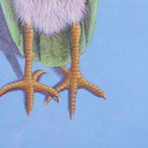Sweet Feet ~ Watercolor Bird Giclée Art Print