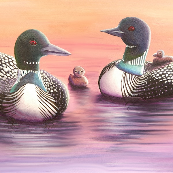 Loon Paintings Hunting - Etsy