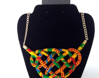 Single Inter-woven strand necklace