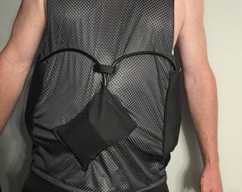 Lvad Heartmate I & II Soft Mesh Tank Top in colors black, white, red, gray and navy Heartmate II, Heartmate III