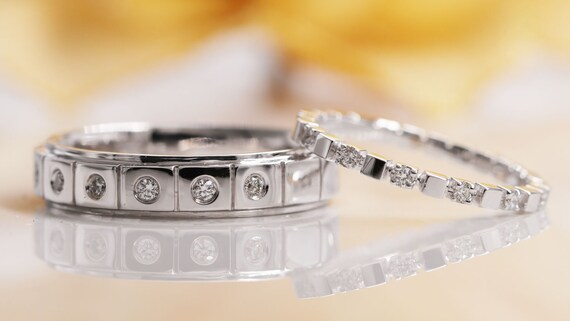 Modern sale couple rings