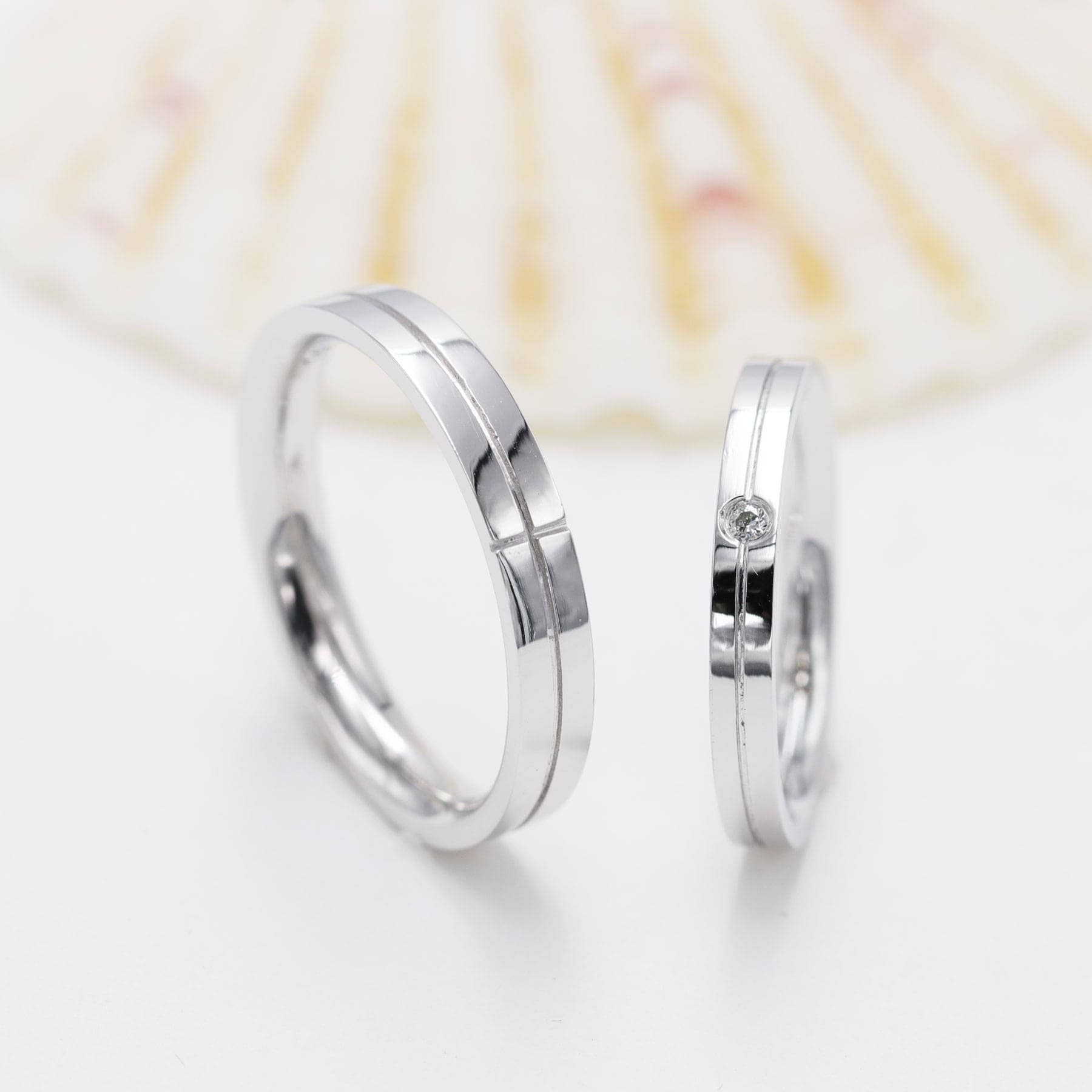 Cz Couple Rings Titanium Mens Band White Gold Filled Women's Wedding Ring  Sets | eBay