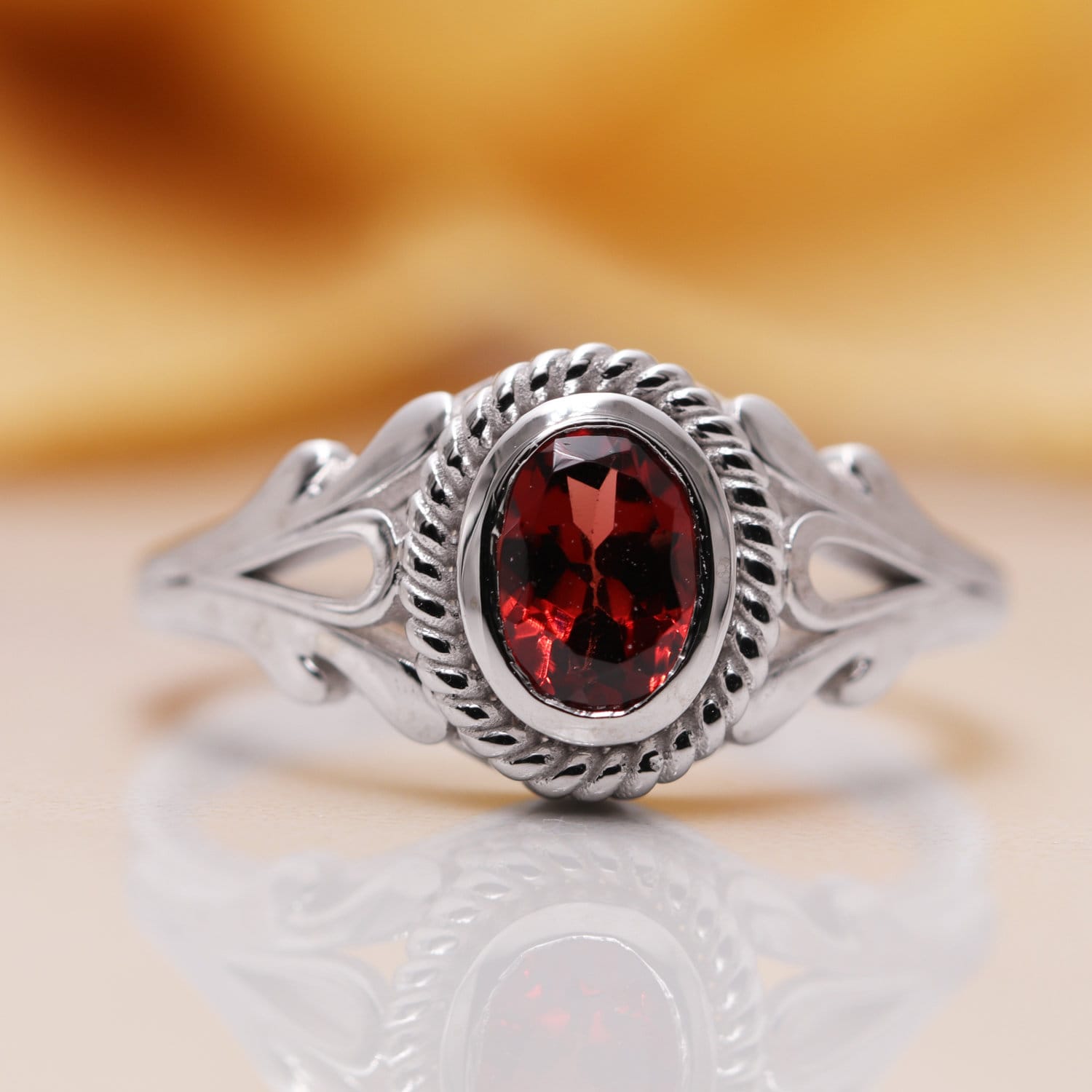 Midnight Grimes Limited Edition Blood Red Garnet Coffin Ring | Support  Local – Bend