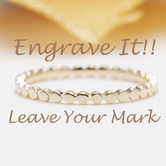 Custom & Unique Engraving!!! / Leave Your Mark /Get Your Jewelry Personalized