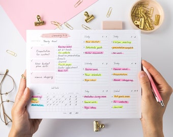 Weekly Planner Notepad - 'Embark'