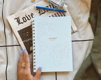 Lamare Travel Journal & Memory Book for Women – Hardcover Trip Planner and Log with Prompts