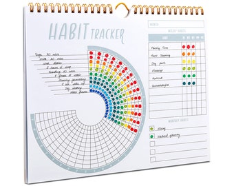 Habit Tracker Journal 'Track Me' - Circle