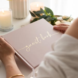 Lamare Elegant Wedding Guest Book – Perfect for Bridal Showers & Guest Sign-Ins