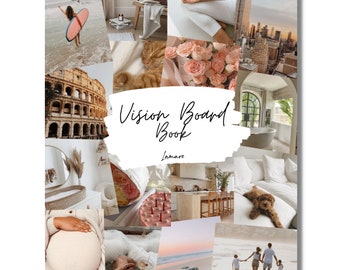 Lamare Vision Board Book & Craft Kit – Dream Board and Mood Board Supplies for Women