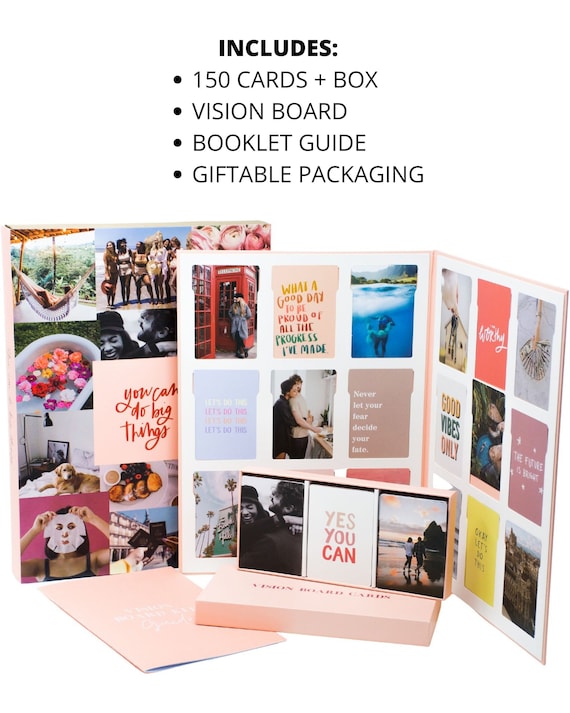 Vision Board Kit Mood Board, Dream Board, Manifestation Kit 150 Vision Board  Pictures and Quotes 