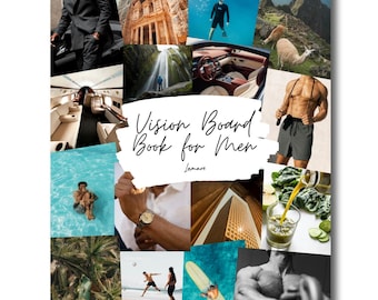 Lamare Vision Board Book & Craft Kit – Dream Board for Men